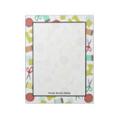 Retronaaigarens met Notitieblok (Gedraaid)