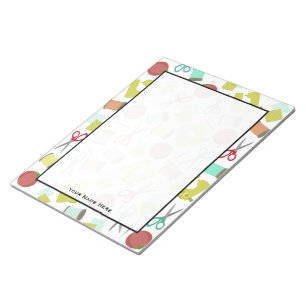 Retronaaigarens met Notitieblok