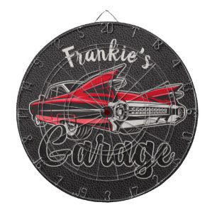 RetroNAAM Red Caddy  klassieke caradie Dartbord
