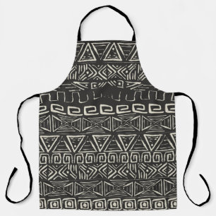 retropatroon. Aztec achtergrond. Schort