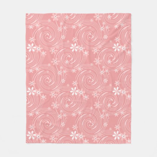 Retropatroon Fleece Deken (Voorkant)