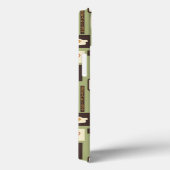 Retropatroon met keukengerei voor het ontbijt Case-Mate iPhone case (Achterkant / Rechts)