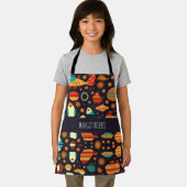 Retropatroon van Space Penguins Schort (Insitu)