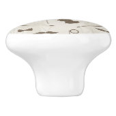 Retropatroon voor man 2 keramische knop (Zijkant)