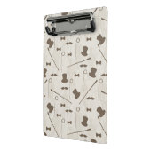 Retropatroon voor man 2 mini klembord (Angled2)