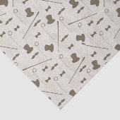 Retropatroon voor man 2 tissuepapier (Detail)