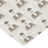 Retropatroon voor man korte tafelloper (Hoek)