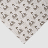 Retropatroon voor man tissuepapier (Detail)