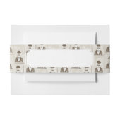 Retropatroon voor man uitnodigingen wikkel (Voorkant Voorbeeld)