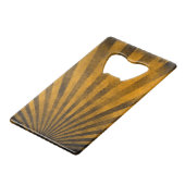 Retropatropatroachtergrond Kredietkaart Flessenopener (Voorkant Gekanteld)