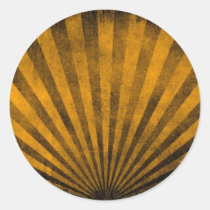 Retropatropatroachtergrond Ronde Sticker