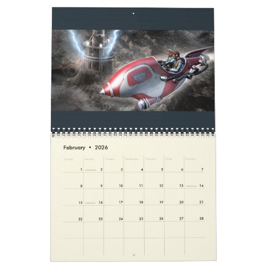 Retropolis Rocket Works Agenda Kalender (Feb 2026)
