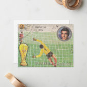 Retropoststempel München Notitiekaartje (Voorkant / Achterkant in situ)