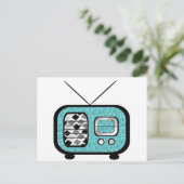 Retroradio Briefkaart (Staand voorkant)