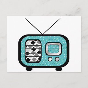 Retroradio Briefkaart