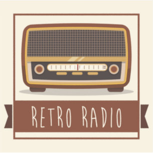 Retroradio Sticker