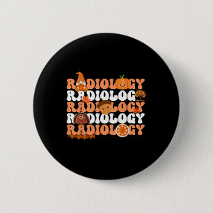 Retroradiologie Pompoenradioloog Xray Herfst dan Ronde Button 5,7 Cm