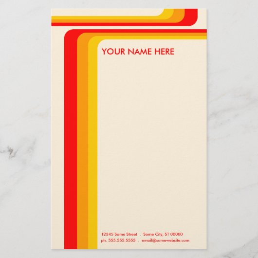 retroraffbijlen : v.2 : briefpapier (Voorkant)