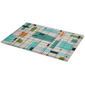 Retroraster en starbursts Glazen snijvlak Snijplank (Hoek)