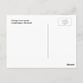  retroravigatie briefkaart Denemarken (Achterkant)