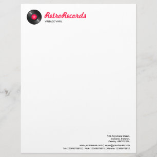 Retrorecords Briefhoofd