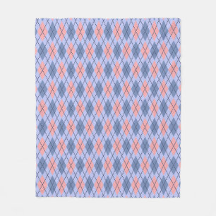 Retrorombisch patroon. fleece deken