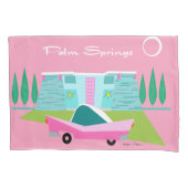 Retrorororororoze handpalm Springs Pillowcase Kussensloop (Voorkant)