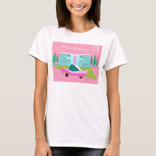 Retrororororoze palmspruitstukken T-Shirt