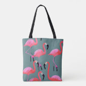 Retroroze flamingos draagtas (Achterkant)