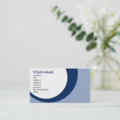 retrorringen : M: blauw Visitekaartje (Staand voorkant)