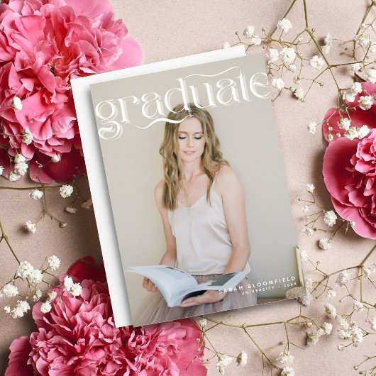 Retrorscript | Aankondiging van twee foto-Afstuder