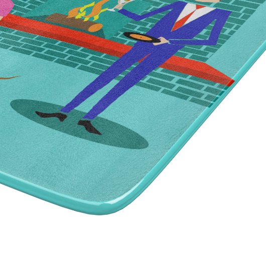 Rétros ajouter à la planche à découper de chien (Coin)