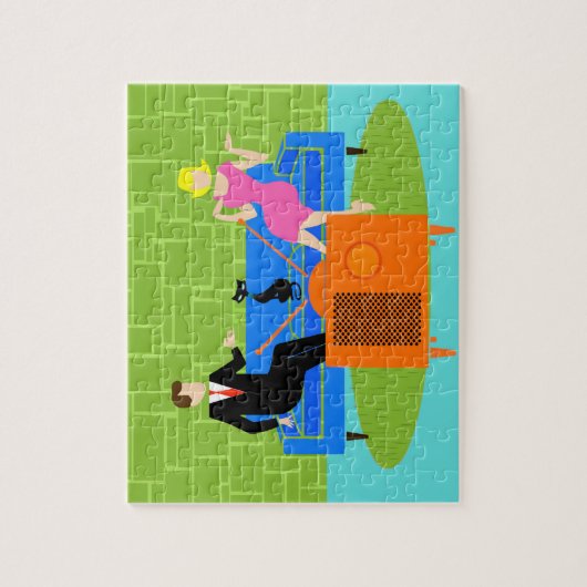 Rétros ajouter au puzzle de chat (Vertical)