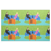 Rétros ajouter au tissu de chat (Fat Quarter)