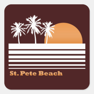 Rétros autocollants de plage de St Peter