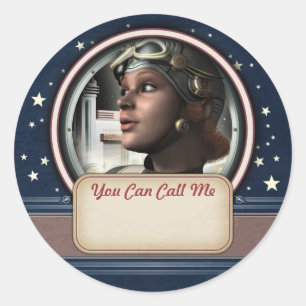 Rétros autocollants d'étiquette de nom de pilote