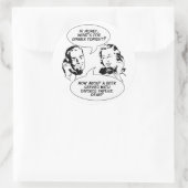 Rétros autocollants féministes d'humour (Sac)