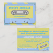 Rétros cartes de commerce de détail (Devant / Derrière)