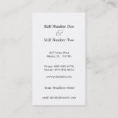 Rétros cartes de visite (Dos)