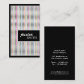 Rétros cartes de visite (Devant / Derrière)