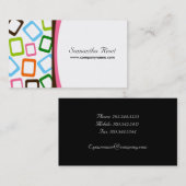 Rétros cartes de visite (Devant / Derrière)