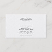 Rétros cartes de visite argentés de photographe (Dos)