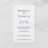 Rétros cartes de visite audacieux (Dos)