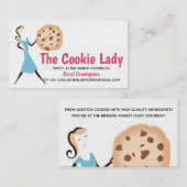 Rétros cartes de visite de boulangerie de cuisson (Devant / Derrière)