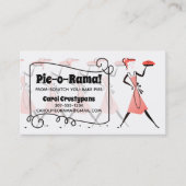 Rétros cartes de visite de boulangerie de cuisson (Devant)