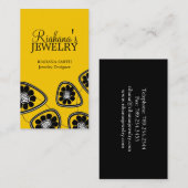 Rétros cartes de visite de fleur (Devant / Derrière)