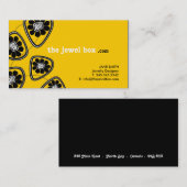 Rétros cartes de visite de fleurs (Devant / Derrière)