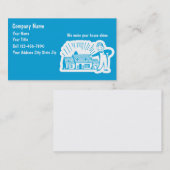 Rétros cartes de visite de peintre (Devant / Derrière)