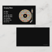 Rétros cartes de visite du DJ (Devant / Derrière)