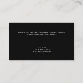 rétros cartes de visite du DJ d'enregistreur à (Dos)